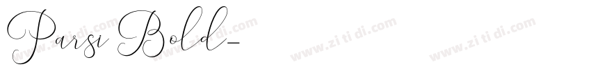 Parsi Bold字体转换